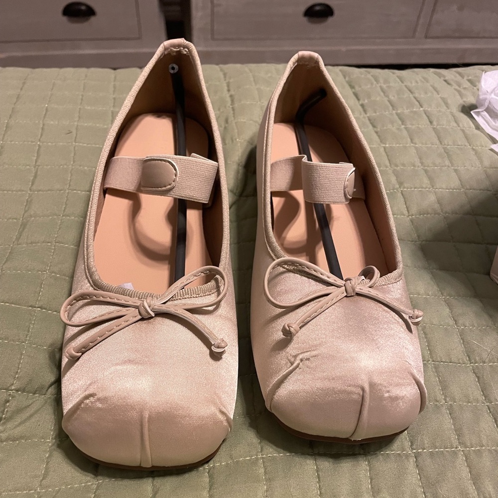 Mary Jane ballet flats   Flush pink